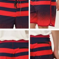 Allegra K Men's Swim Shorts Summer Contrast Color Drawstring Waist Beach Board Shorts 51 Allegra K Men's Swim Shorts Summer Contrast Color Drawstring Waist Beach Board Shorts