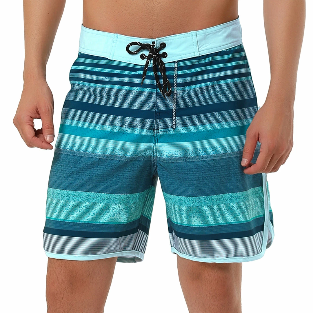 Allegra K Men's Swim Shorts Summer Contrast Color Drawstring Waist Beach Board Shorts 4 Allegra K Men's Swim Shorts Summer Contrast Color Drawstring Waist Beach Board Shorts