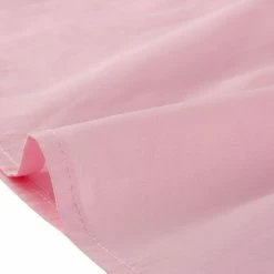 Allegra K Women's Babydoll Shirt Dress Cotton Button Front Dress