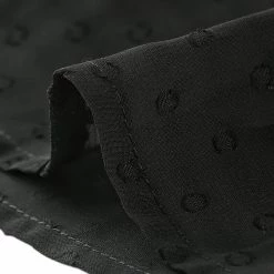 Allegra K Women's Swiss Dots Smocked Waist Semi Sheer Valentines Day Mini Dress 15 Allegra K Women's Swiss Dots Smocked Waist Semi Sheer Valentines Day Mini Dress