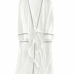 Allegra K Men's Knit Bathrobe Lightweight Sleepwear Spa Long Bathing Robe Pajamas With Belt 18 Allegra K Men's Knit Bathrobe Lightweight Sleepwear Spa Long Bathing Robe Pajamas With Belt
