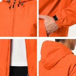 Allegra K Men's Hoodie Windbreaker Sports Hiking Cycling Lined Outdoor Drawstring Zipper Jackets 99 Allegra K Men's Hoodie Windbreaker Sports Hiking Cycling Lined Outdoor Drawstring Zipper Jackets