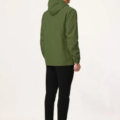 Allegra K Men's Hoodie Windbreaker Sports Hiking Cycling Lined Outdoor Drawstring Zipper Jackets 92 Allegra K Men's Hoodie Windbreaker Sports Hiking Cycling Lined Outdoor Drawstring Zipper Jackets