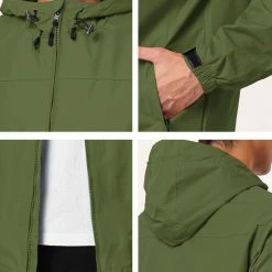 Allegra K Men's Hoodie Windbreaker Sports Hiking Cycling Lined Outdoor Drawstring Zipper Jackets 93 Allegra K Men's Hoodie Windbreaker Sports Hiking Cycling Lined Outdoor Drawstring Zipper Jackets