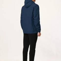 Allegra K Men's Hoodie Windbreaker Sports Hiking Cycling Lined Outdoor Drawstring Zipper Jackets 86 Allegra K Men's Hoodie Windbreaker Sports Hiking Cycling Lined Outdoor Drawstring Zipper Jackets