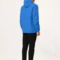 Allegra K Men's Hoodie Windbreaker Sports Hiking Cycling Lined Outdoor Drawstring Zipper Jackets 62 Allegra K Men's Hoodie Windbreaker Sports Hiking Cycling Lined Outdoor Drawstring Zipper Jackets