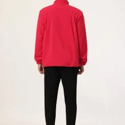 Allegra K Men's Full-Zip Fleece Jacket Long Sleeves Soft Stand Collar Winter Outdoor Coat With Pockets 72 Allegra K Men's Full-Zip Fleece Jacket Long Sleeves Soft Stand Collar Winter Outdoor Coat With Pockets