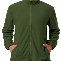 Allegra K Men's Full-Zip Fleece Jacket Long Sleeves Soft Stand Collar Winter Outdoor Coat With Pockets 54 Allegra K Men's Full-Zip Fleece Jacket Long Sleeves Soft Stand Collar Winter Outdoor Coat With Pockets