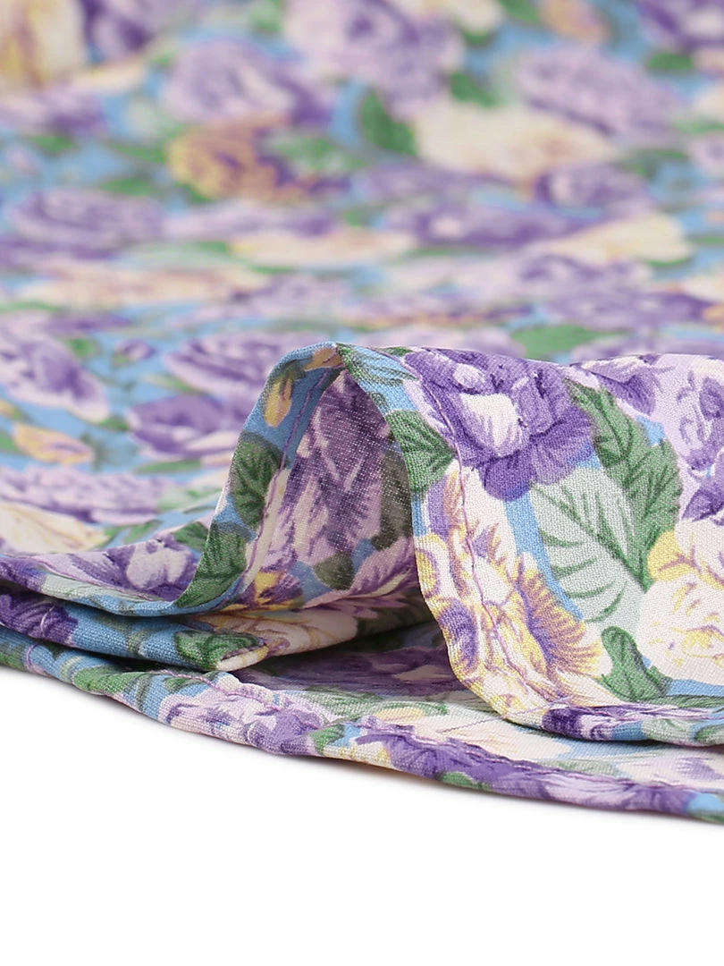 Allegra K Women's Peter Pan Collar Blouse Floral Contrast Trim Button Front Long Sleeve Chiffon Shirt Top 9 Allegra K Women's Peter Pan Collar Blouse Floral Contrast Trim Button Front Long Sleeve Chiffon Shirt Top