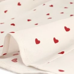 Allegra K Women's Heart Party V Neck Ruffle Elegant Christmas A-Line Mini Dress