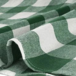 Allegra K Women's Ruffled Sleeve Belted Vintage Check Plaids Dress