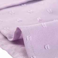 Allegra K Women's Swiss Dots Puff Sleeve Button Front Ruffled Collared Shirt 15 Allegra K Women's Swiss Dots Puff Sleeve Button Front Ruffled Collared Shirt