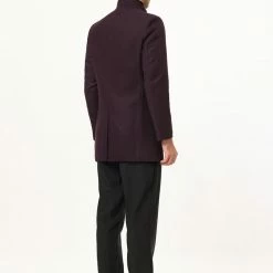 Allegra K Coats & Outerwear Men's Winter Coat Notch Lapel Single Breasted Two Button Long Outwear Jacket Overcoat