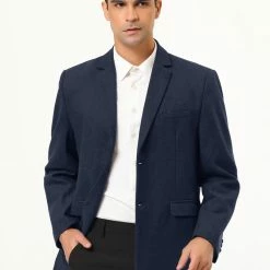 Allegra K Men's Dress Slim Fit Casual Blazer Single Breasted Two Button Business Suit Sports Coat 83 Allegra K Men's Dress Slim Fit Casual Blazer Single Breasted Two Button Business Suit Sports Coat