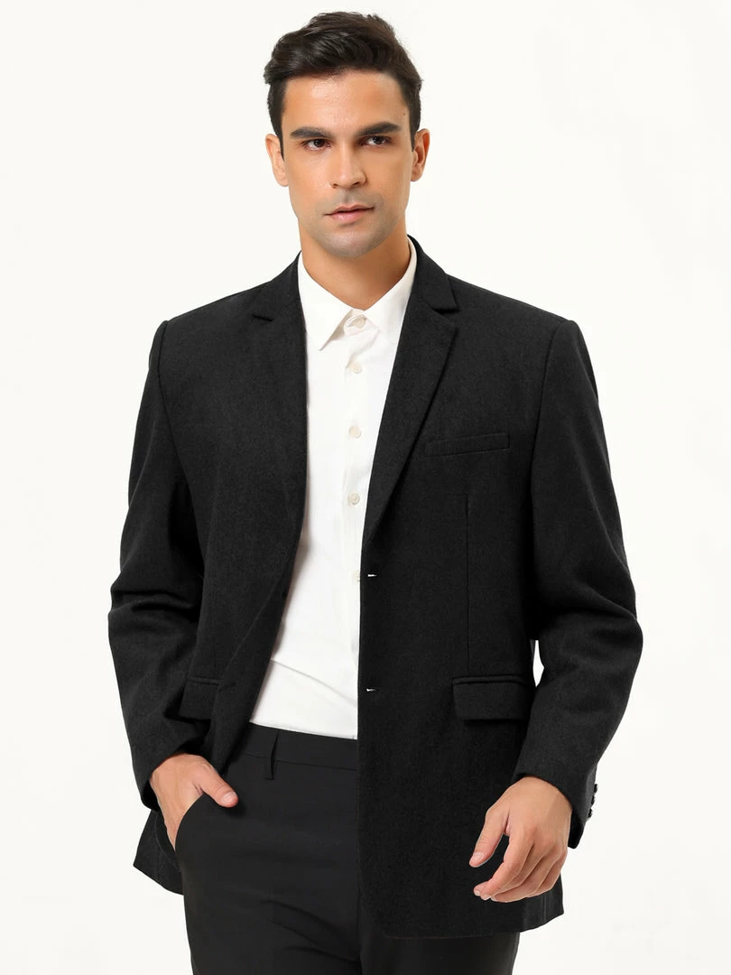 Allegra K Men's Dress Slim Fit Casual Blazer Single Breasted Two Button Business Suit Sports Coat 23 Allegra K Men's Dress Slim Fit Casual Blazer Single Breasted Two Button Business Suit Sports Coat