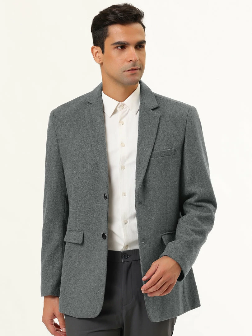 Allegra K Men's Dress Slim Fit Casual Blazer Single Breasted Two Button Business Suit Sports Coat 29 Allegra K Men's Dress Slim Fit Casual Blazer Single Breasted Two Button Business Suit Sports Coat