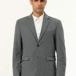 Allegra K Men's Dress Slim Fit Casual Blazer Single Breasted Two Button Business Suit Sports Coat 78 Allegra K Men's Dress Slim Fit Casual Blazer Single Breasted Two Button Business Suit Sports Coat