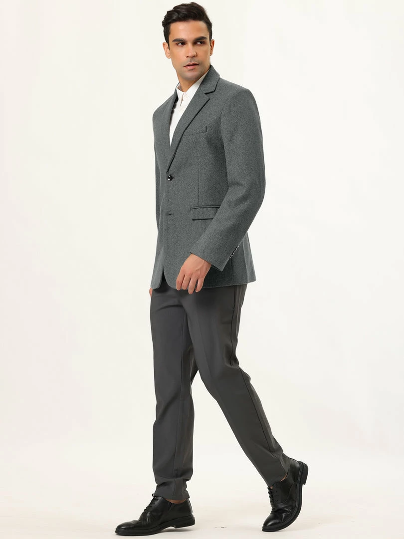 Allegra K Men's Dress Slim Fit Casual Blazer Single Breasted Two Button Business Suit Sports Coat 31 Allegra K Men's Dress Slim Fit Casual Blazer Single Breasted Two Button Business Suit Sports Coat
