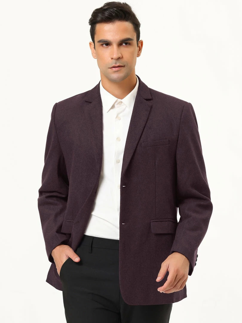 Allegra K Men's Dress Slim Fit Casual Blazer Single Breasted Two Button Business Suit Sports Coat 17 Allegra K Men's Dress Slim Fit Casual Blazer Single Breasted Two Button Business Suit Sports Coat