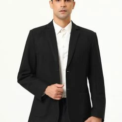 Allegra K Men's Dress Slim Fit Casual Blazer Single Breasted Two Button Business Suit Sports Coat 59 Allegra K Men's Dress Slim Fit Casual Blazer Single Breasted Two Button Business Suit Sports Coat
