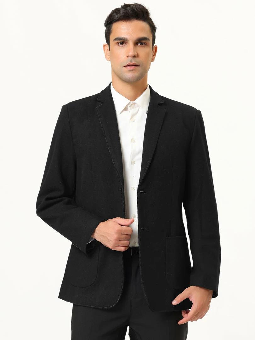 Allegra K Men's Dress Slim Fit Casual Blazer Single Breasted Two Button Business Suit Sports Coat 11 Allegra K Men's Dress Slim Fit Casual Blazer Single Breasted Two Button Business Suit Sports Coat