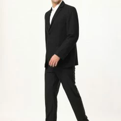 Allegra K Men's Dress Slim Fit Casual Blazer Single Breasted Two Button Business Suit Sports Coat 61 Allegra K Men's Dress Slim Fit Casual Blazer Single Breasted Two Button Business Suit Sports Coat