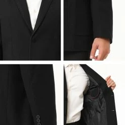 Allegra K Men's Dress Slim Fit Casual Blazer Single Breasted Two Button Business Suit Sports Coat 63 Allegra K Men's Dress Slim Fit Casual Blazer Single Breasted Two Button Business Suit Sports Coat