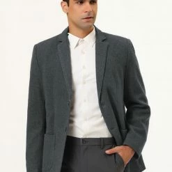 Allegra K Men's Dress Slim Fit Casual Blazer Single Breasted Two Button Business Suit Sports Coat 89 Allegra K Men's Dress Slim Fit Casual Blazer Single Breasted Two Button Business Suit Sports Coat