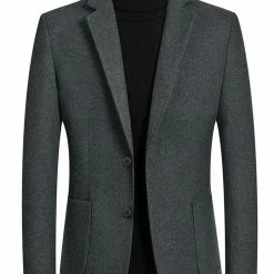 Allegra K Men's Dress Slim Fit Casual Blazer Single Breasted Two Button Business Suit Sports Coat 88 Allegra K Men's Dress Slim Fit Casual Blazer Single Breasted Two Button Business Suit Sports Coat