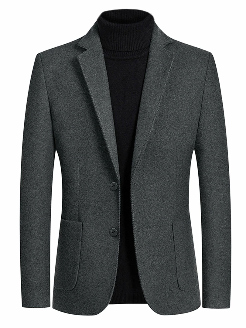 Allegra K Men's Dress Slim Fit Casual Blazer Single Breasted Two Button Business Suit Sports Coat 40 Allegra K Men's Dress Slim Fit Casual Blazer Single Breasted Two Button Business Suit Sports Coat