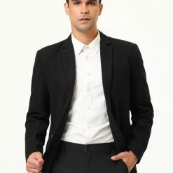 Allegra K Men's Dress Slim Fit Casual Blazer Single Breasted Two Button Business Suit Sports Coat 53 Allegra K Men's Dress Slim Fit Casual Blazer Single Breasted Two Button Business Suit Sports Coat