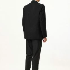 Allegra K Men's Dress Slim Fit Casual Blazer Single Breasted Two Button Business Suit Sports Coat 56 Allegra K Men's Dress Slim Fit Casual Blazer Single Breasted Two Button Business Suit Sports Coat