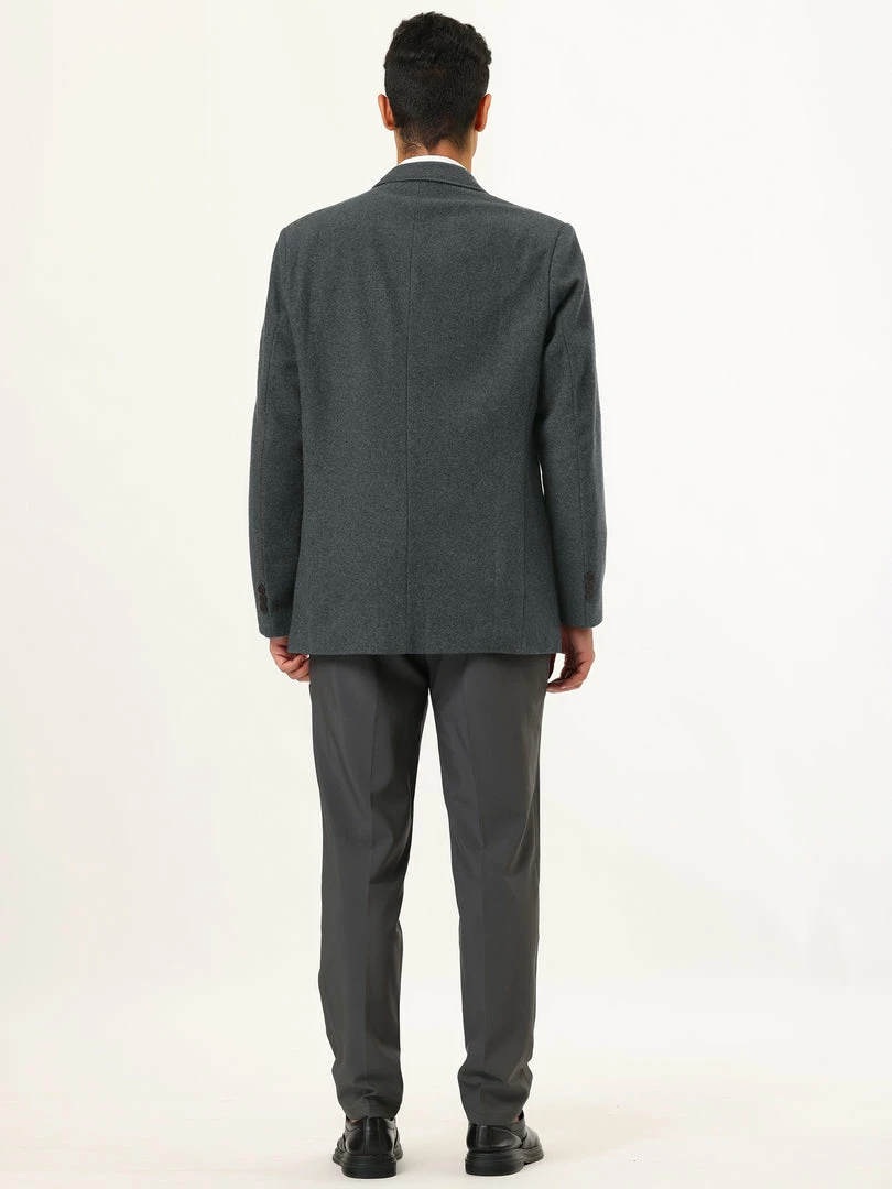 Allegra K Men's Dress Slim Fit Casual Blazer Single Breasted Two Button Business Suit Sports Coat 50 Allegra K Men's Dress Slim Fit Casual Blazer Single Breasted Two Button Business Suit Sports Coat