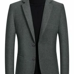 Allegra K Men's Dress Slim Fit Casual Blazer Single Breasted Two Button Business Suit Sports Coat 94 Allegra K Men's Dress Slim Fit Casual Blazer Single Breasted Two Button Business Suit Sports Coat