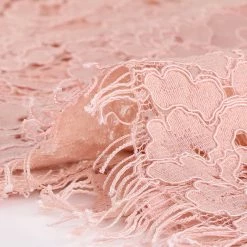 Allegra K Lace Long Sleeve Ruffle Round Neck Floral Blouse Women