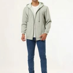 Allegra K Men's Sherpa Fleece Lined Hoodie Jacket Full-Zip Heavyweight Long Sleeves Sweatshirt With Pockets 73 Allegra K Men's Sherpa Fleece Lined Hoodie Jacket Full-Zip Heavyweight Long Sleeves Sweatshirt With Pockets