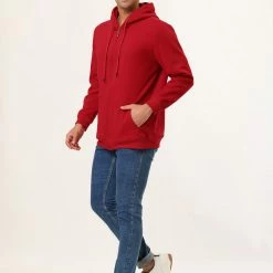 Allegra K Men's Sherpa Fleece Lined Hoodie Jacket Full-Zip Heavyweight Long Sleeves Sweatshirt With Pockets 86 Allegra K Men's Sherpa Fleece Lined Hoodie Jacket Full-Zip Heavyweight Long Sleeves Sweatshirt With Pockets