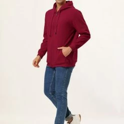 Allegra K Men's Sherpa Fleece Lined Hoodie Jacket Full-Zip Heavyweight Long Sleeves Sweatshirt With Pockets 80 Allegra K Men's Sherpa Fleece Lined Hoodie Jacket Full-Zip Heavyweight Long Sleeves Sweatshirt With Pockets