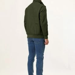 Allegra K Men's Windbreaker Stand Collar Zip Up Multi Pockets Cargo Jackets 26 Allegra K Men's Windbreaker Stand Collar Zip Up Multi Pockets Cargo Jackets