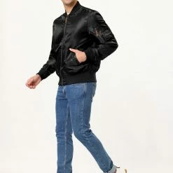 Allegra K Men's Bomber Jacket Casual Full Zipper Outwear Lightweight Flight Jackets Coat 25 Allegra K Men's Bomber Jacket Casual Full Zipper Outwear Lightweight Flight Jackets Coat