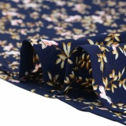 Allegra K Women's Ruffled Tie-Neck Layered Ruffle Elbow Sleeve Casual Floral Blouse