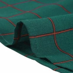 Allegra K Women's Contrast Turndown Collar Button Back Check Plaid Work Shirt