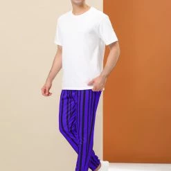 Allegra K Men's Business Striped Pants Color Block Drawstring Slim Fit Dress Trousers 13 Allegra K Men's Business Striped Pants Color Block Drawstring Slim Fit Dress Trousers