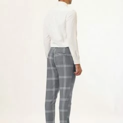 Allegra K Men's Plaid Dress Pants Casual Slim Fit Flat Front Checked Printed Business Trousers 44 Allegra K Men's Plaid Dress Pants Casual Slim Fit Flat Front Checked Printed Business Trousers