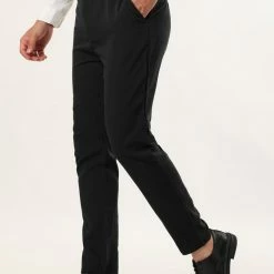 Allegra K Men's Dress Pants Casual Slim Fit Flat Front Skinny Pencil Long Pants Trousers