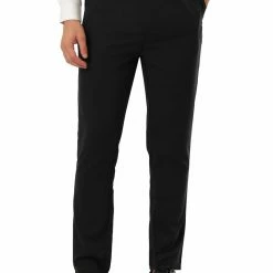 Allegra K Men's Dress Pants Casual Slim Fit Flat Front Skinny Pencil Long Pants Trousers