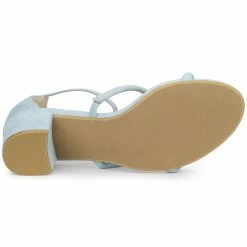 Allegra K Women's Open Toe Strappy Chunky Heels Sandals Shoes