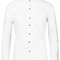 Allegra K Men's Shirts Long Sleeve Polka Dots Prints Slim Fit Button Up Casual Shirt 106 Allegra K Men's Shirts Long Sleeve Polka Dots Prints Slim Fit Button Up Casual Shirt