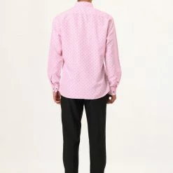 Allegra K Men's Shirts Long Sleeve Polka Dots Prints Slim Fit Button Up Casual Shirt 122 Allegra K Men's Shirts Long Sleeve Polka Dots Prints Slim Fit Button Up Casual Shirt