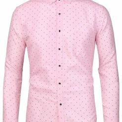 Allegra K Men's Shirts Long Sleeve Polka Dots Prints Slim Fit Button Up Casual Shirt 118 Allegra K Men's Shirts Long Sleeve Polka Dots Prints Slim Fit Button Up Casual Shirt